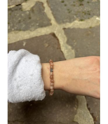 Bracelet élastique en pierre du soleil 6mm