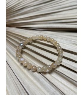 Bracelet élastique en Citrine 6mm