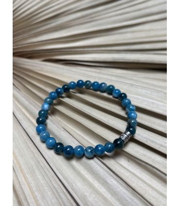 Bracelet élastique en Apatite 6mm