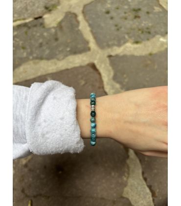 Bracelet élastique en Apatite 6mm