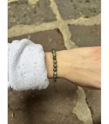 Bracelet élastique en Turquoise 6mm