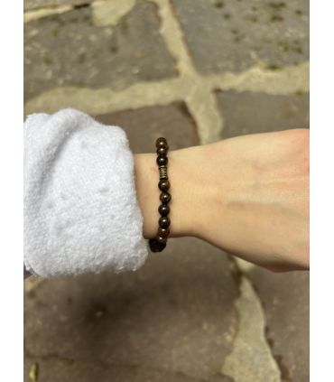 Bracelet élastique en Bronzite 6mm