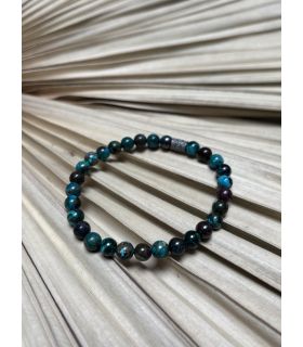 Bracelet élastique en Chrysocolle 6mm