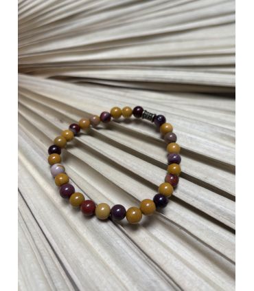 Bracelet élastique en Mookaite 6mm