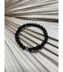 Bracelet élastique en Tourmaline noire 6mm
