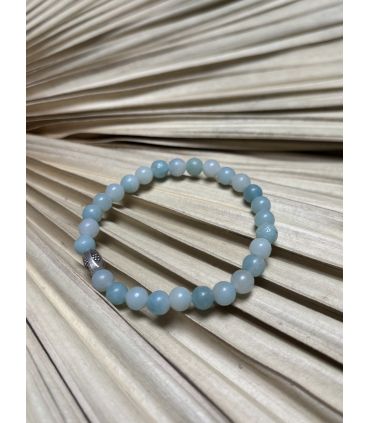 Bracelet élastique en Amazonite 6mm