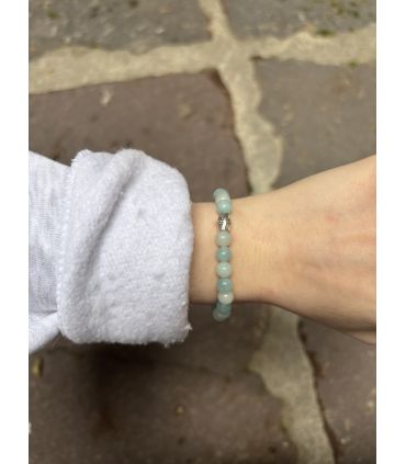 Bracelet élastique en Amazonite 6mm