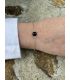 Bracelet en Améthyste sertie rond Argent rhodié