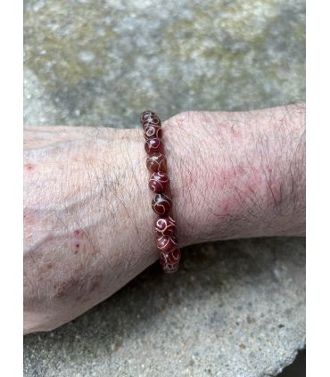 Bracelet en Jade travaillé taille homme