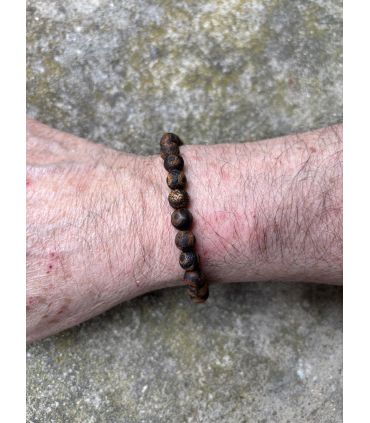 Bracelet en Agate Dzi taille homme