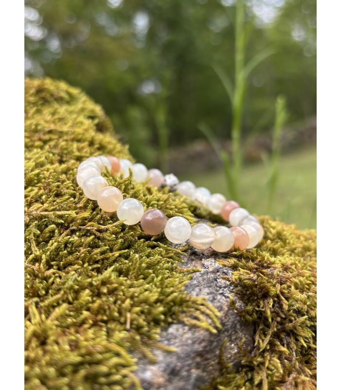 Bracelet en pierre du soleil taille homme