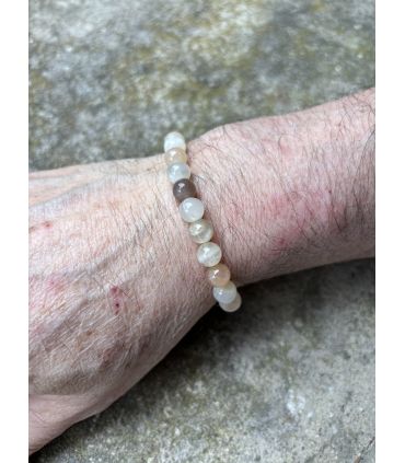 Bracelet en pierre du soleil taille homme