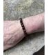 Bracelet en Oeil de taureau taille homme