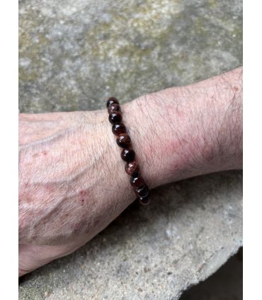 Bracelet en Oeil de taureau taille homme