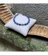 Bracelet en Lapis lazuli ovale mousqueton