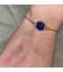 Bracelet en Lapis lazuli serti plaqué or