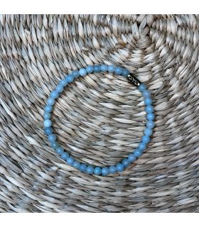 Bracelet en Amazonite élastique petites perles