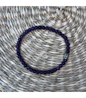 Bracelet en Améthyste (petites perles) élastique