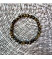 Bracelet en Oeil de tigre (perles moyennes) élastique
